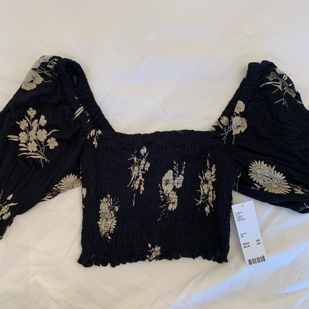 NWT floral off the shoulder top
